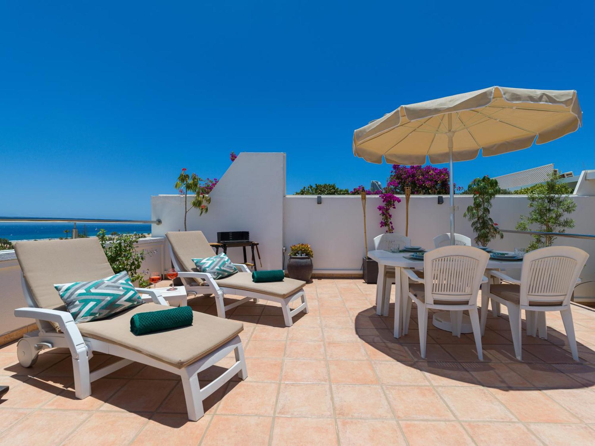 Casa Lex I Ocean & Sunrise Panorama I Steps From Dunes And Beach I Private 50 Sqm Terrace I Pool Maspalomas  Bagian luar foto